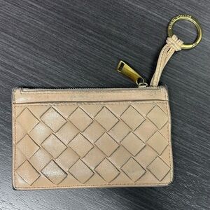 Bottega Veneta Intrecciato Zippered Card Case keychain